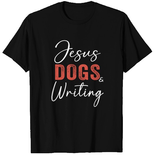 Funny Wrestling Jesus Dogs And Wrestling Author Teach T-Shirts