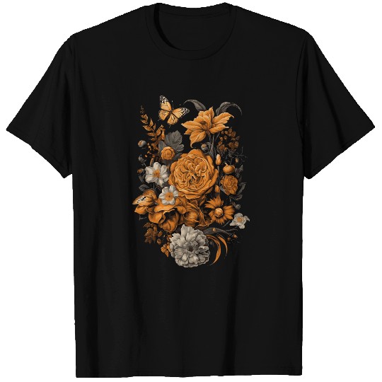 Discover vintages Flowers Floral Pressed Flower 220 T-Shirts