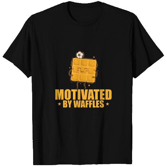 Motivated by Waffles Dough Pastry Snack T-Shirts