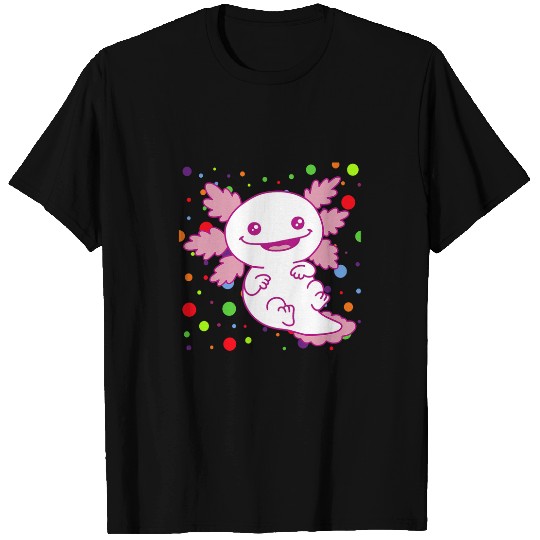 Axolotls Pet Spotted Spotty Dot Colored Spot Dotted T-Shirts