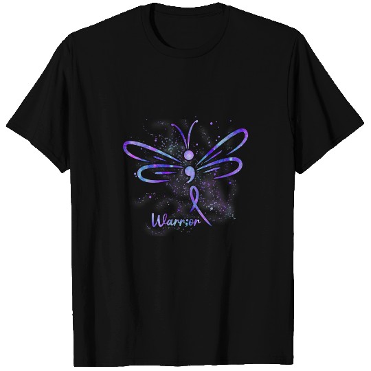 suicides Prevention 988 Ribbon Dragonfly Semicolon 24 T-Shirts