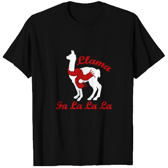 Llama Pet Funny Falala Llama xmass  Cute Christmas Fa La La T-Shirts