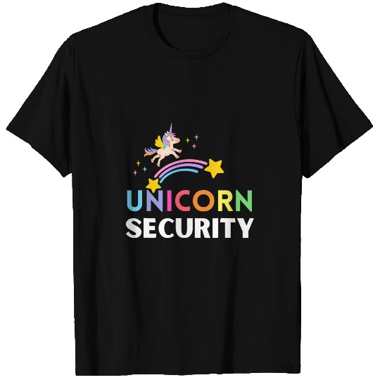 Unicorn Pet Halloween Unicorns Costume Mom Daughter Unicorn Security 1 T-Shirts