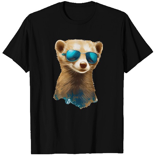 Ferret Pet Funny looking Ferret for Weasel and Ferrets Lovers T-Shirts
