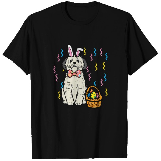 Easter Dog Shih Tzu Bunny Cute Rabbit Pet Women Men Kids T-Shirts