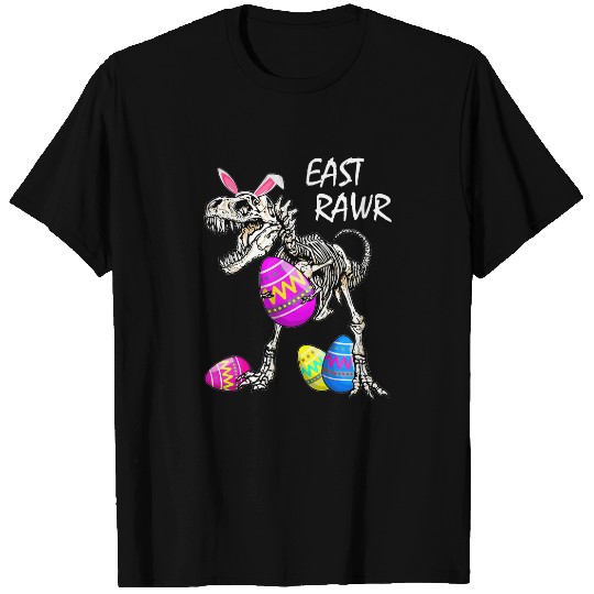 Dinosaur Pet Eastrawr T rexs Dinosaur Easter Day Boy Men T-Shirts