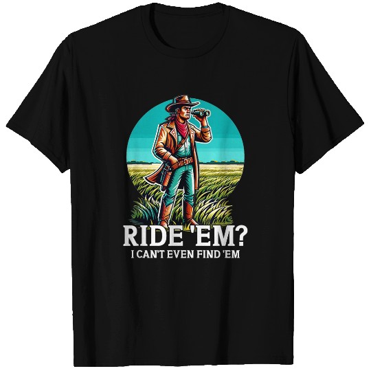 Cowboy Rodeo Bull Riding Livestock Show Farmer Cattle 211 T-Shirts