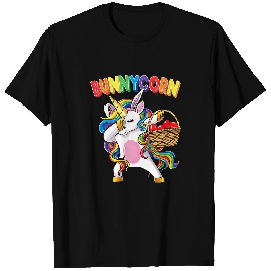 Unicorn Pet  Unicorn Bunnycorn Eggs Easter Girls Kids Dab T-Shirts