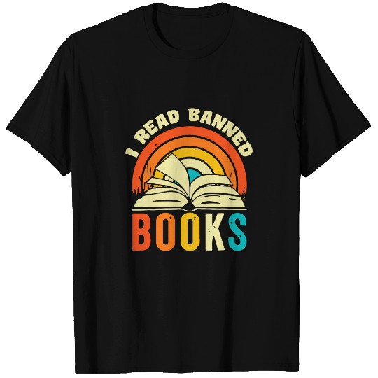Book Fun vintagess I Read Banned Books Librarian T-Shirts