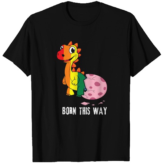 Dinosaur Pet LGBT Rainbow Dinosaur Egg Born Gay Pride LGBTQ LGBT Pride Month T-Shirts