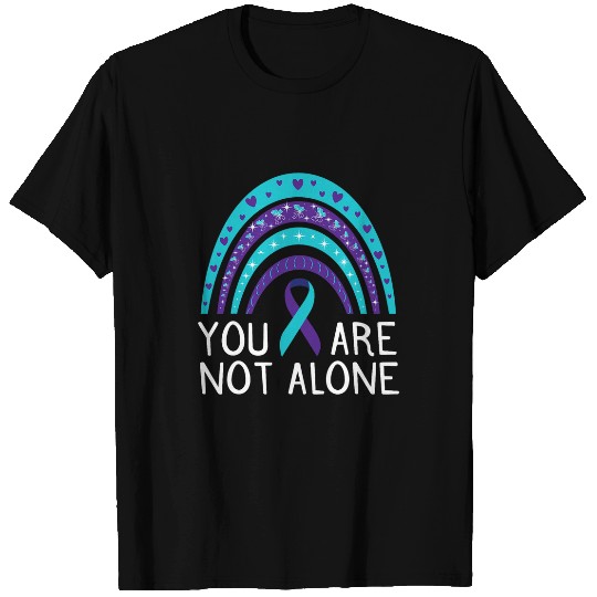suicides Prevention 988 Ribbon You Are Not Alone suicides Awareness Mental Health T-Shirts