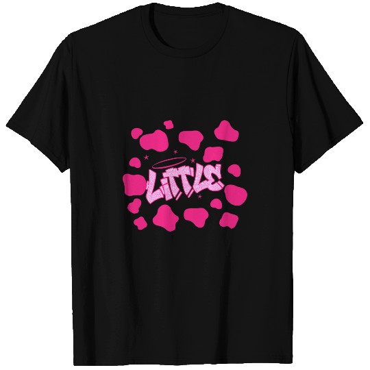 Cow Pet Big Little Sorority s Cute Greek Life Pink Milk Cow T-Shirts