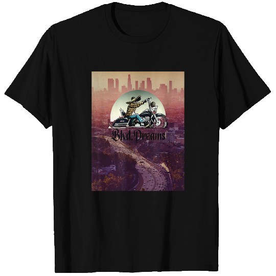 Blvd  Dreams Lowrider Motorcycle T-Shirts