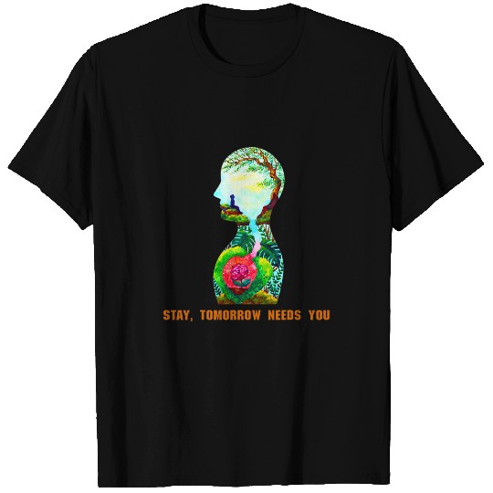 suicides Prevention 988 Stay Tomorrow Needs You 01 T-Shirts