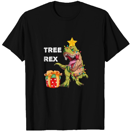 Dinosaur Pet Men Boys Kids Christmas Tree Rex T-Shirts