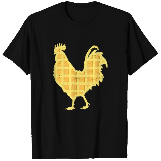 Chicken Pet Inspired Waffle Chicken Waffle Delicious Waffles T-Shirts