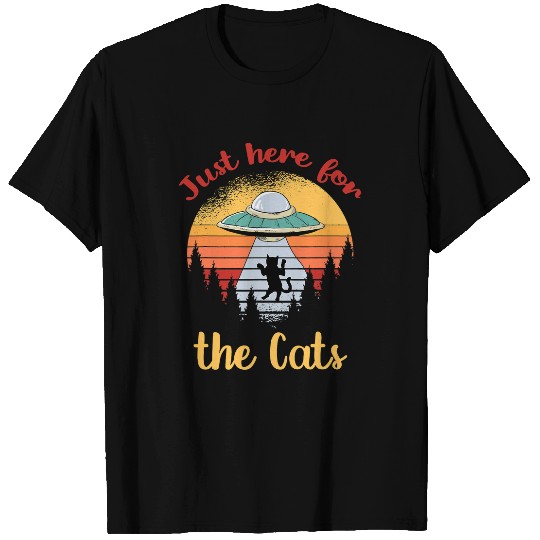 Aliens UFO Alien UFO Space Cat Kitties Kitten T-Shirts