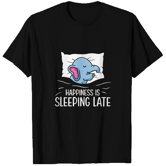 Elephant Mammal Official Sleep Napping Nightgown T-Shirts