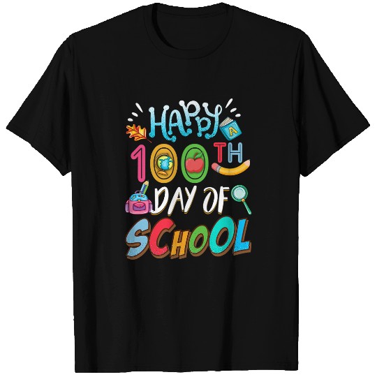Book Fun 100 Days Of School Teachers And Students Book Apples Funny T-Shirts