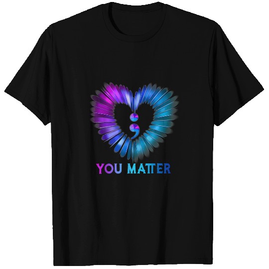 suicides Prevention 988 Ribbon You Matter suicides Prevention Awareness Month T-Shirts
