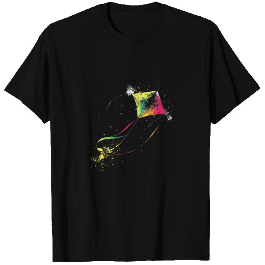 Dragon Pet Flying Dragon Delta Kite Splash Art Kite Flying Wind 11 T-Shirts