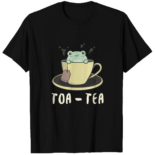 Frog Pet Cottagecore Aesthetic Kawaii Frog Toad Toa Tea In A Tea Cup8 T-Shirts