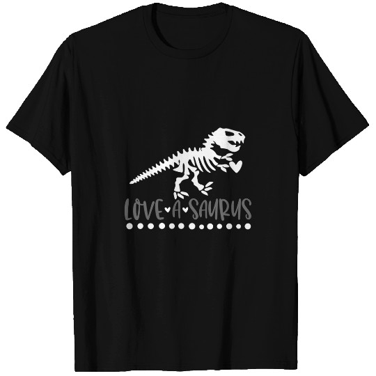 Dinosaur Pet Love A Saurus Funny Valentines T rexs Matching Family 1 T-Shirts