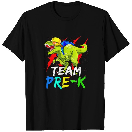 Dinosaur Pet Teacher Team Pre K Dinosaur T rexs Back To School T-Shirts