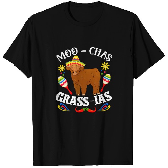 Cow Pet Scottish Highland Cattle Cow Breeder Longhorn Mexico 01 T-Shirts