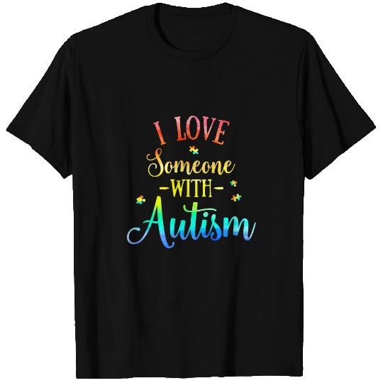 Autism Puzzle I Love Someone with Autism Awareness Men Women Kids8 T-Shirts