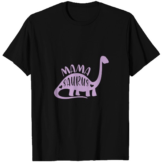 Dinosaur Pet Cute Purple Dinosaur Mamasaurus T-Shirts