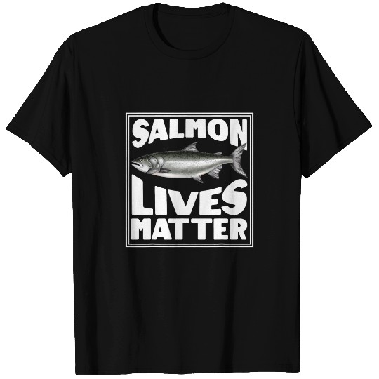 Fishing Fun Salmon Fishing Rod Funny Fishing Retro Fishermen Love T-Shirts