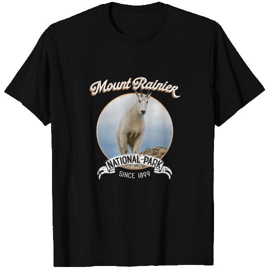 Goats Pet Mount Rainier National Park Souvenir Camping Climbing T-Shirts