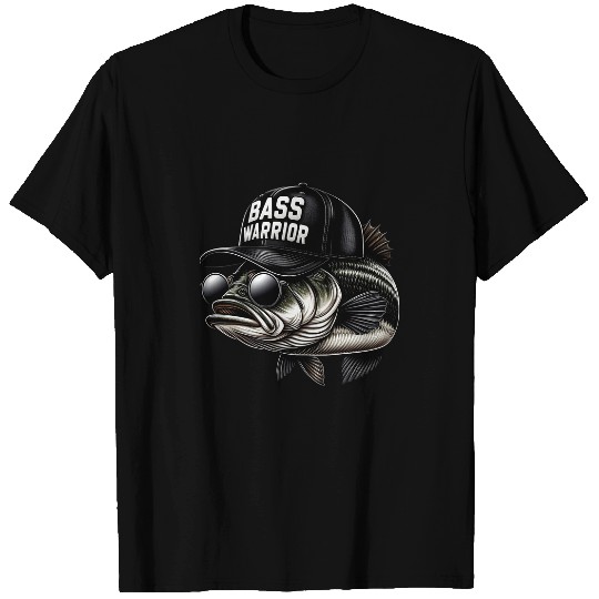 Truck Fun Funny Bass Fish Warrior Trucker Hat Fishing Fisherman T-Shirts