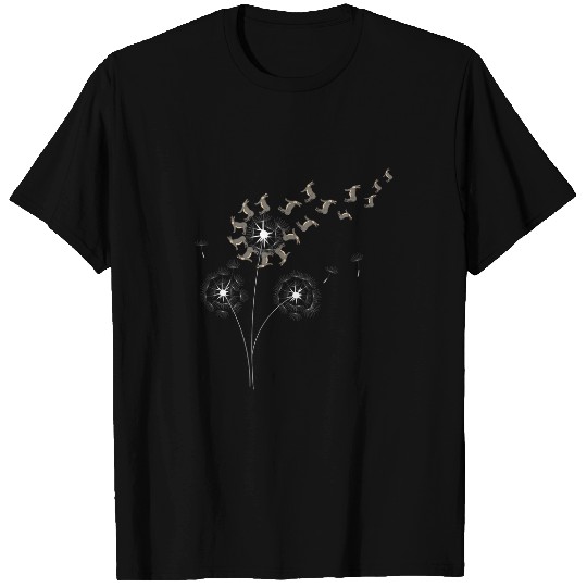 Donkey Pet Floral Farm Animal Farming Farmer Funny Dandelion T-Shirts