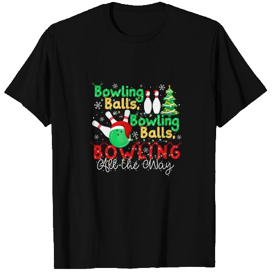 Sport Bowling Team Christmas Ugly xmass Sweater T-Shirts
