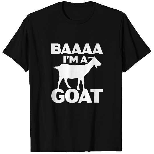 Goats Pet Halloween Goats Costume Farm Animal Baaaa Im A T-Shirts