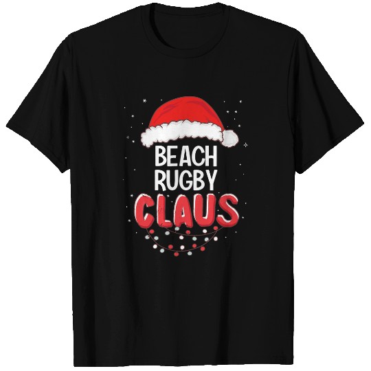Discover Sport Rugby Beach Rugby Santa Claus Christmas Matching Costume T-Shirts