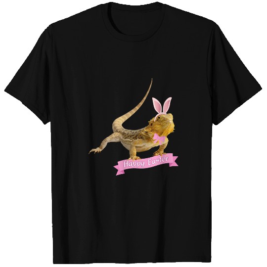 Bearded Dragon Pet Easter Bearded Dragon Funny Spring Lizard Bearded T-Shirts
