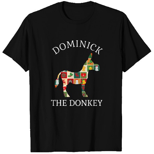 Donkey Pet DOMINICK THE DONKEY ITALIAN CHRISTMAS T-Shirts
