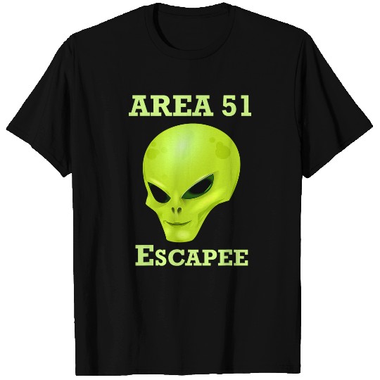 Aliens UFO Area 51 Illegal Alien Escapee Funny Alien Halloween Costume T-Shirts