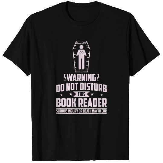 Book Fun Warning Do Not Disturb This Book T-Shirts