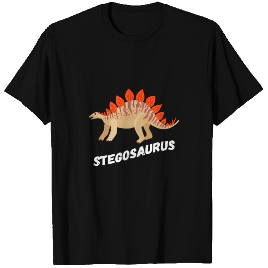Dinosaur Pet Cute Stegosaurus Dinosaur Design T-Shirts