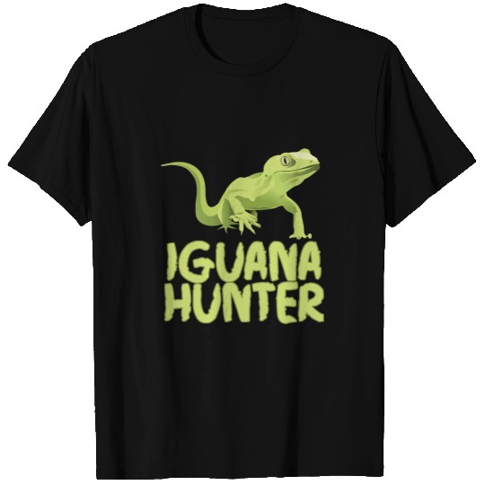Iguana Pet Hunter Funny Iguana Reptile Lizard Pet T-Shirts