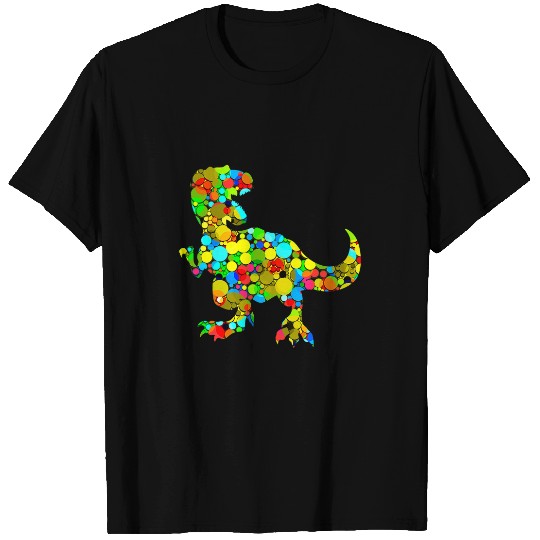 Dinosaur Pet Trex Polka Dot Pattern Happy Dot Day Lover T-Shirts