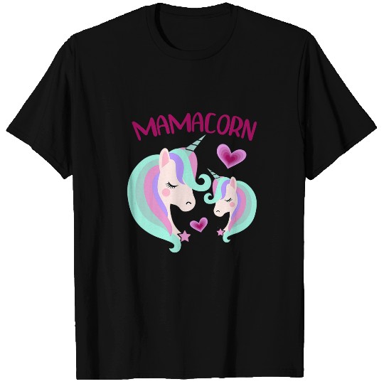Unicorn Pet MAMACORN Funny Unicorn Pun Mothers Day  Mom Daughter 1 T-Shirts