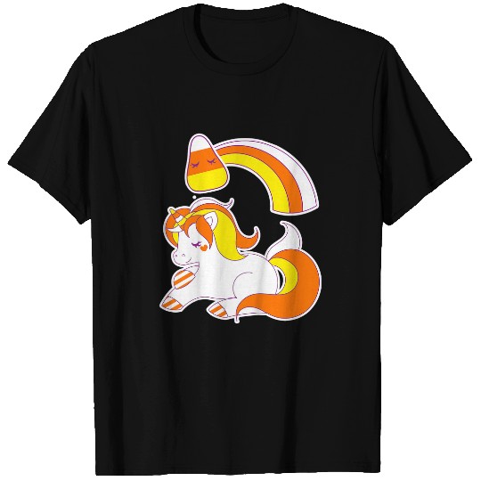Unicorn Pet Kids Halloween Unicorn Candy Corn for Girls Toddler Baby Girl T-Shirts