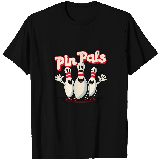 Discover Sport Bowling Cute Pin Pals Bowling Companions For Bowler Player T-Shirts