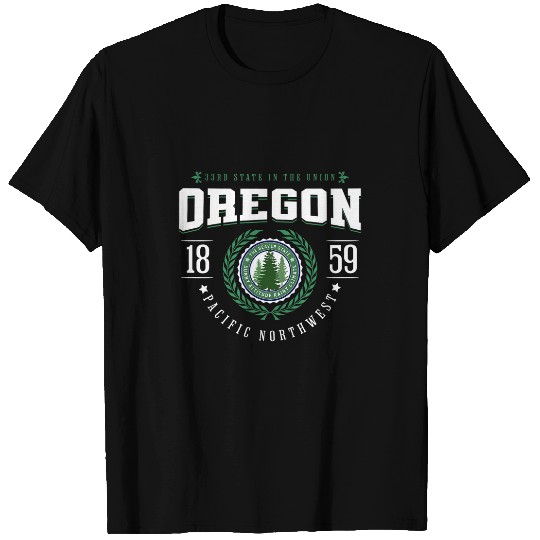 Beaver Pet State of Oregon State Pine Tree OR Souvenir The Beaver State T-Shirts