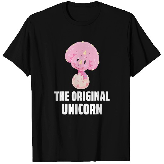 Unicorn Pet The Original Unicorn Pink Baby Triceratops Dinosaur Pun Dino T-Shirts